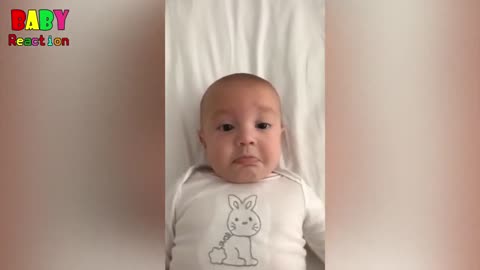 Cutest baby Crying makes you melt Baby reaction