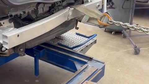 Frame restoration of automotive sheet metal