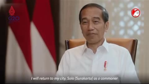 moment interview with British media President Indonesia Jokowi widodo