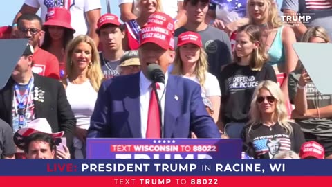 President Trump in Racine, WI