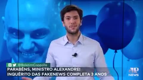 Inquérito das fake news, relatado com humor pelo jornalista da Jovem Pan