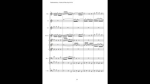 Felix Mendelssohn – Prelude in D Minor, Op. 37 (Woodwind Choir)