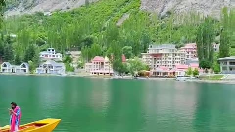 Tourist Enjoying at ShangriLa Skardu