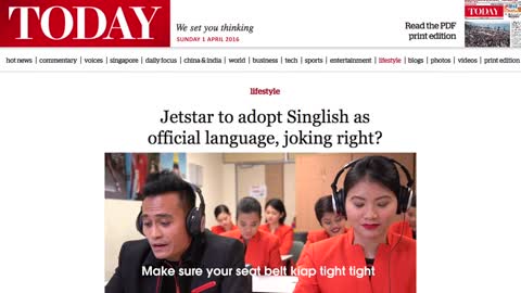 Jetstar goes Singlish, really!