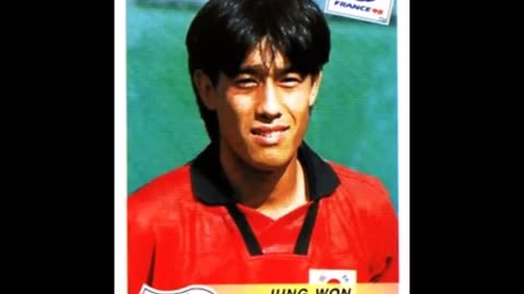 PANINI STICKERS SOUTH KOREA TEAM WORLD CUP 1998