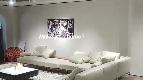 Sleek & Chic: Embrace Italian Minimalism with our Sofa!