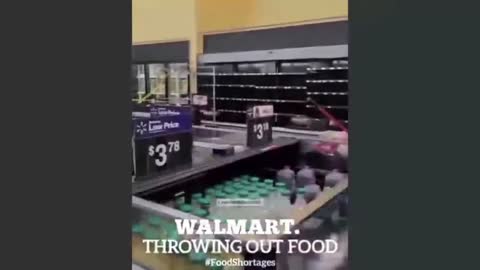 Walmart is throwing away good food: Forced starvation