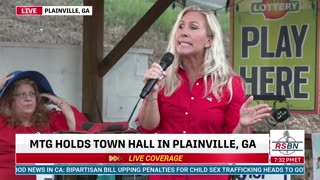 FULL SPEECH: Rep. Marjorie Taylor Greene America First Emergency Townhall in Plainville, GA 9/22/23