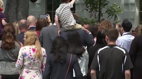 A kid asks Joe Biden who he's rooting for in the Stanley Cup playoffs and he says the Flyers