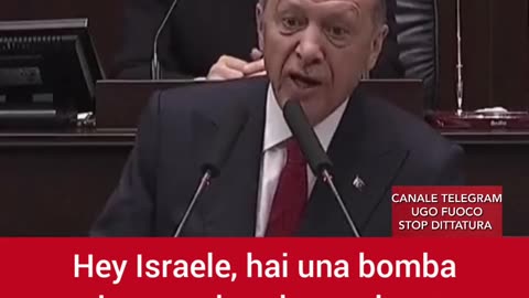 🔴💣 ERDOGAN MINACCIA I SIONISTI, ''Sei spacciato, la tua fine è vicina''.