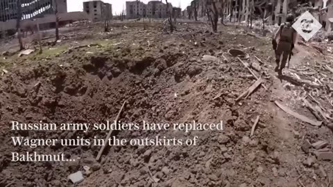 Wagner troops have begun to withdraw from the front line city of Bakhmut