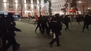 Putin's Police Arrest Anti-War Protestors In Moscow