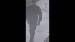 Body Language of a Suspect Walking Away