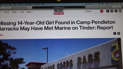 14 year old gang-raped at Camp Pendleton Marine Barracks