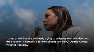 elon musk mocks AOC on Twitter