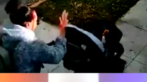 Lady Pushing A Stroller Gets Clubbed For No Reason