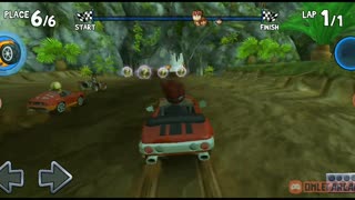 Car racing three racing game in one video