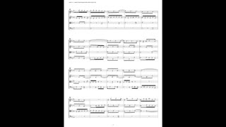 J.S. Bach - Well-Tempered Clavier: Part 2 - Fugue 24 (String Quartet)