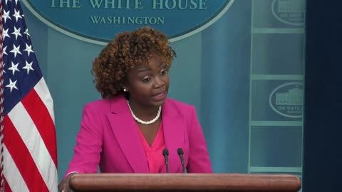 Karine Jean-Pierre holds White House briefing after Biden launches 2024 re-election campaign - April 25, 2023