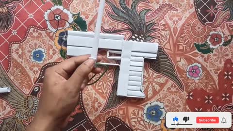 shooting gun from waste paper - how to make a paper gun waste paper