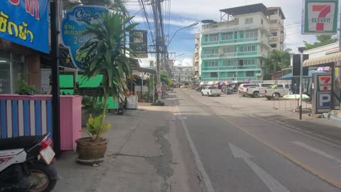Wondering the neighborhood in Pattaya Thailand