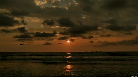 Sunset view from Panambur beach Manglore