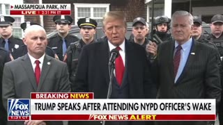 Trump Comments at Officer Diller’s Family