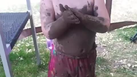Kiddo in the mud!