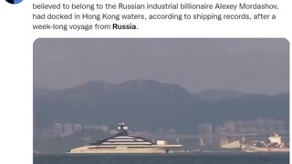 What's going on here? World's largest yacht ‘Nord’, a 466-foot (142-meter), worth $500 million, believed to belong to the Russian industrial billionaire Alexey Mordashov, had docked in Hong Kong waters, according to shipping records, after a