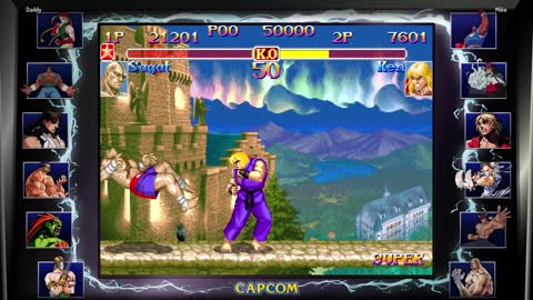 Super Street Fighter II Turbo (Switch) Online Ranked Matches (Recorded on 3/20/19)