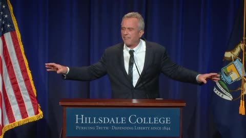 The REAL Robert F Kennedy Jr. Explosive! Hillsdale College Complete Speech 9 April 2023