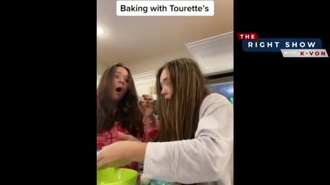 Baking with Tourettes (comedian K-von shows viral TikTok)