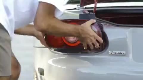 Automobile lamp changing
