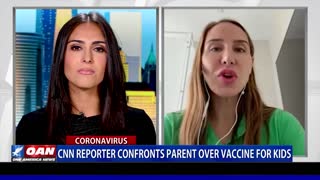 CNN reporter confronts parent over vaccine for kids