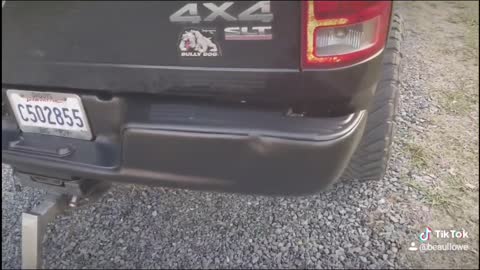 Painted punisher on my truck plastidip paint punisher skull