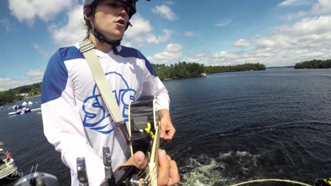 Rapping and playing guitar while flyboarding!