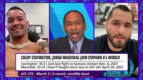 ''He Knows When I Was At 150 I Hit Like A Truck, Now At 170 I Break His Face'' - Jorge Masvidal