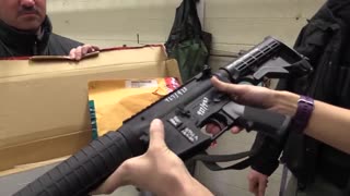 Raw Video of Kyle Rittenhouse's AR-15 Being Destroyed