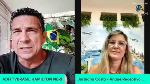 ADH TVBRASIL, HAMILTON NÉRI ,TRÁS JARBIANA COSTA DA ANAUÊ RECEPTIVO