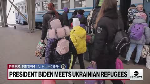 Biden meets directly with Ukrainian refugees