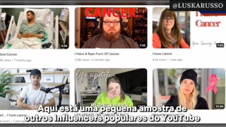Diversos Influencers com cancro após toma das "vacinas"
