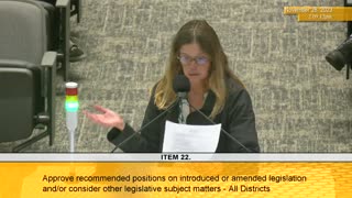 OC BOS 11/28/23 Mtg - Public Speaker Kate Commenting on Agenda Item 22