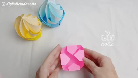 EASY ORIGAMI CUPCAKE | PAPER CUPCAKE CRAFT IDEAS