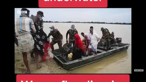 Bangladesh & India in underwater