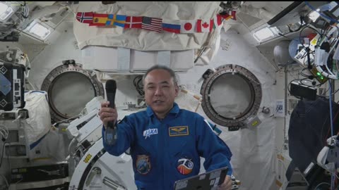 Expedition 70 Astronaut Furukawa Talks with Japanese High School Students - Jan. 26, 2024