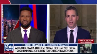 Senator Hawley: Whistleblower Alleges FBI Has Documents Linking Biden to Foreign Nationals in 2020