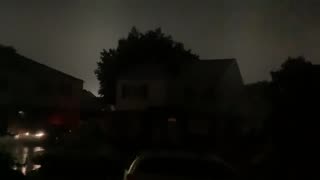 Lightning and wind