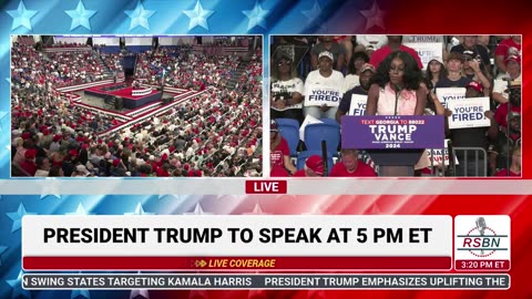 Michaelah Montgomery Conserve The Culture At Trump Rally In Georgia 08-23-2024