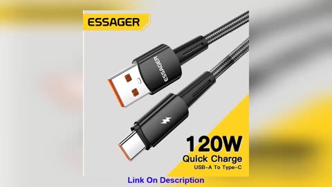 Best Seller Essager 120W Super Fast Charge Type-C 67W
