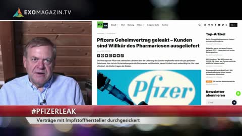 #PfizerLeak Geheimvertrag mit Pharmariese aufgedeckt - Das 3. jahrtausend